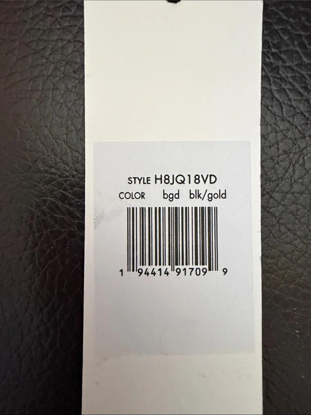 Calvin Klein Black Zip-Around Wallet with Gold Hardware NWT